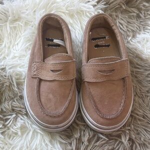 Janie and Jack Tan Kids Moccasins